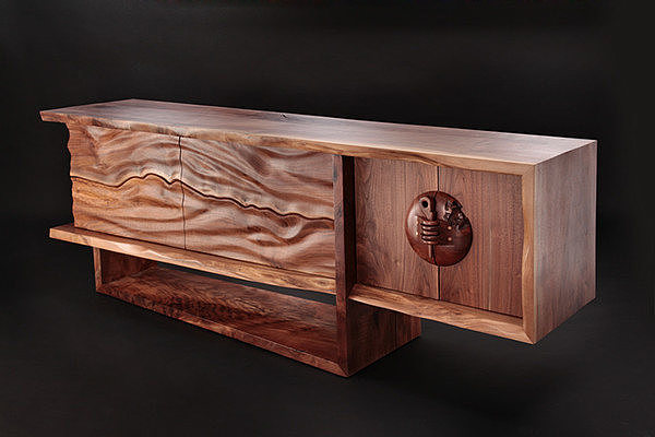 Home Furnishing，furniture，Chinese style，woodiness，TV cabinet，