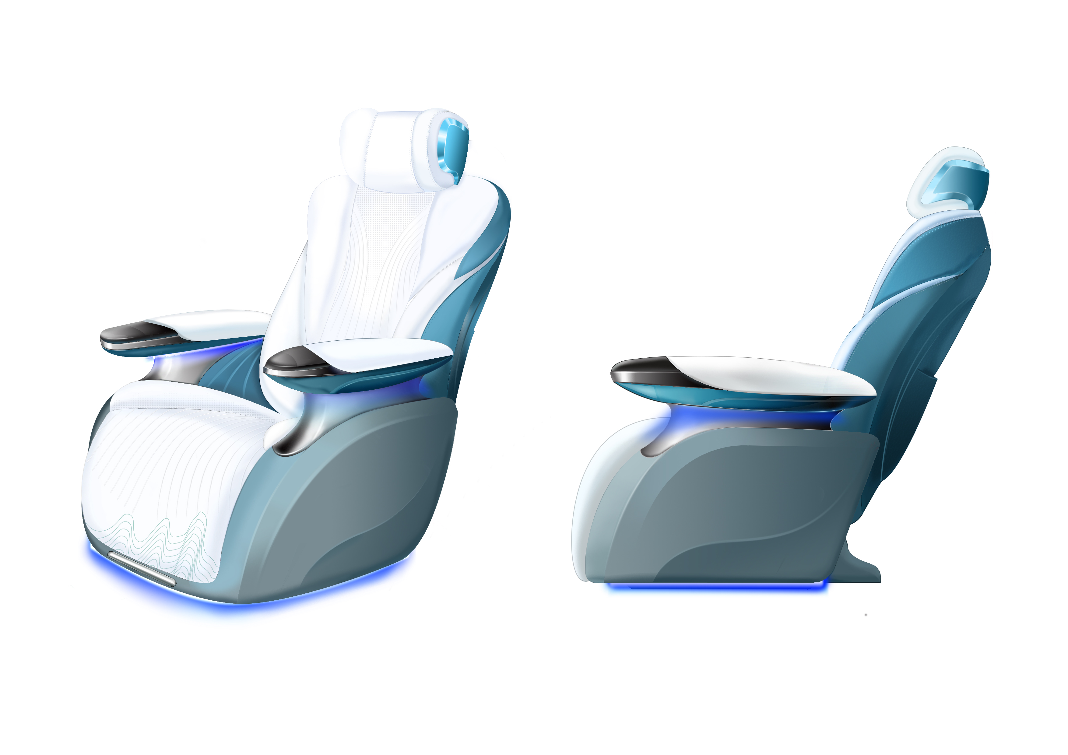 Aviation Seat Design，