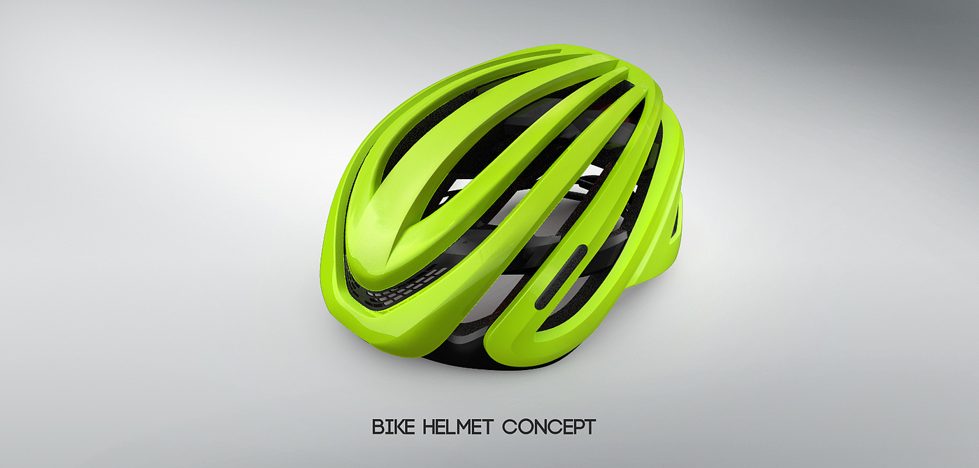 自行车头盔，防护，流线型，