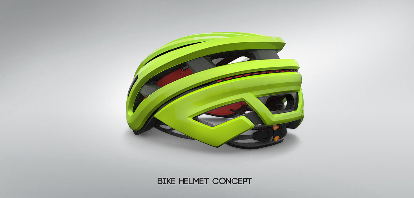自行车头盔，防护，流线型，