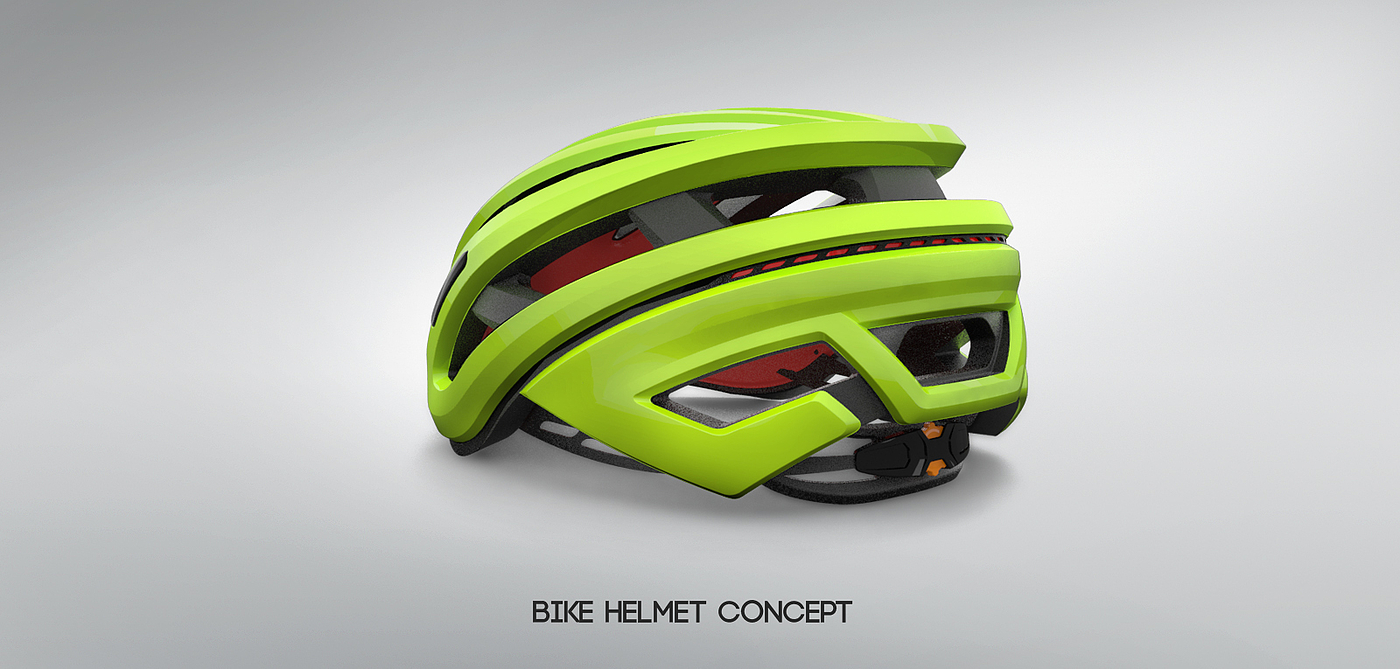 Bicycle helmet，protect，streamline，