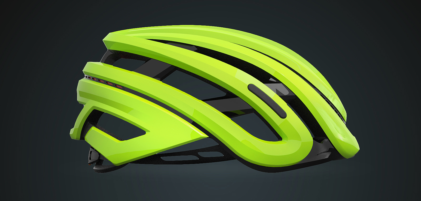 Bicycle helmet，protect，streamline，