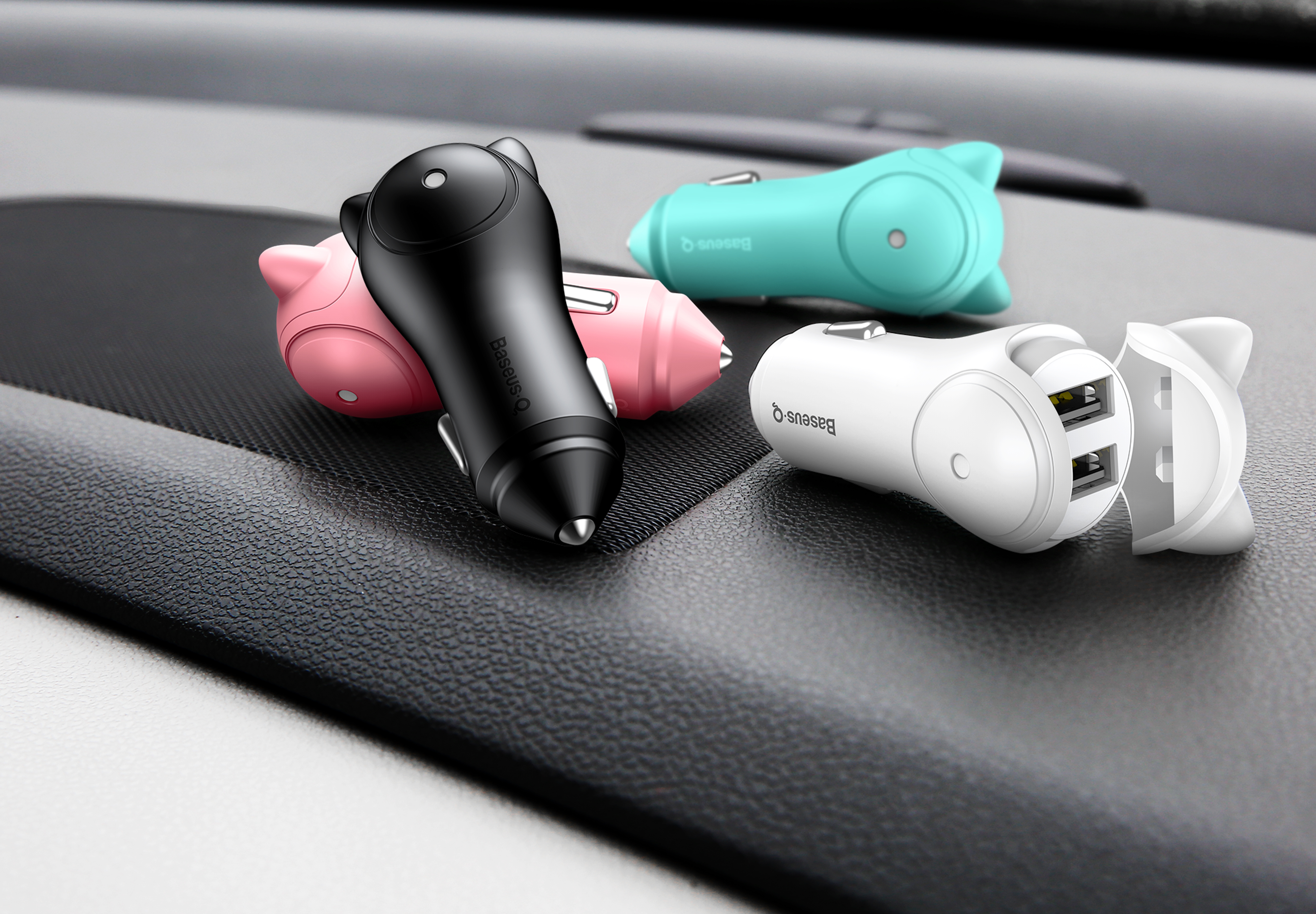 usb，Car charging，lovely，industrial design，
