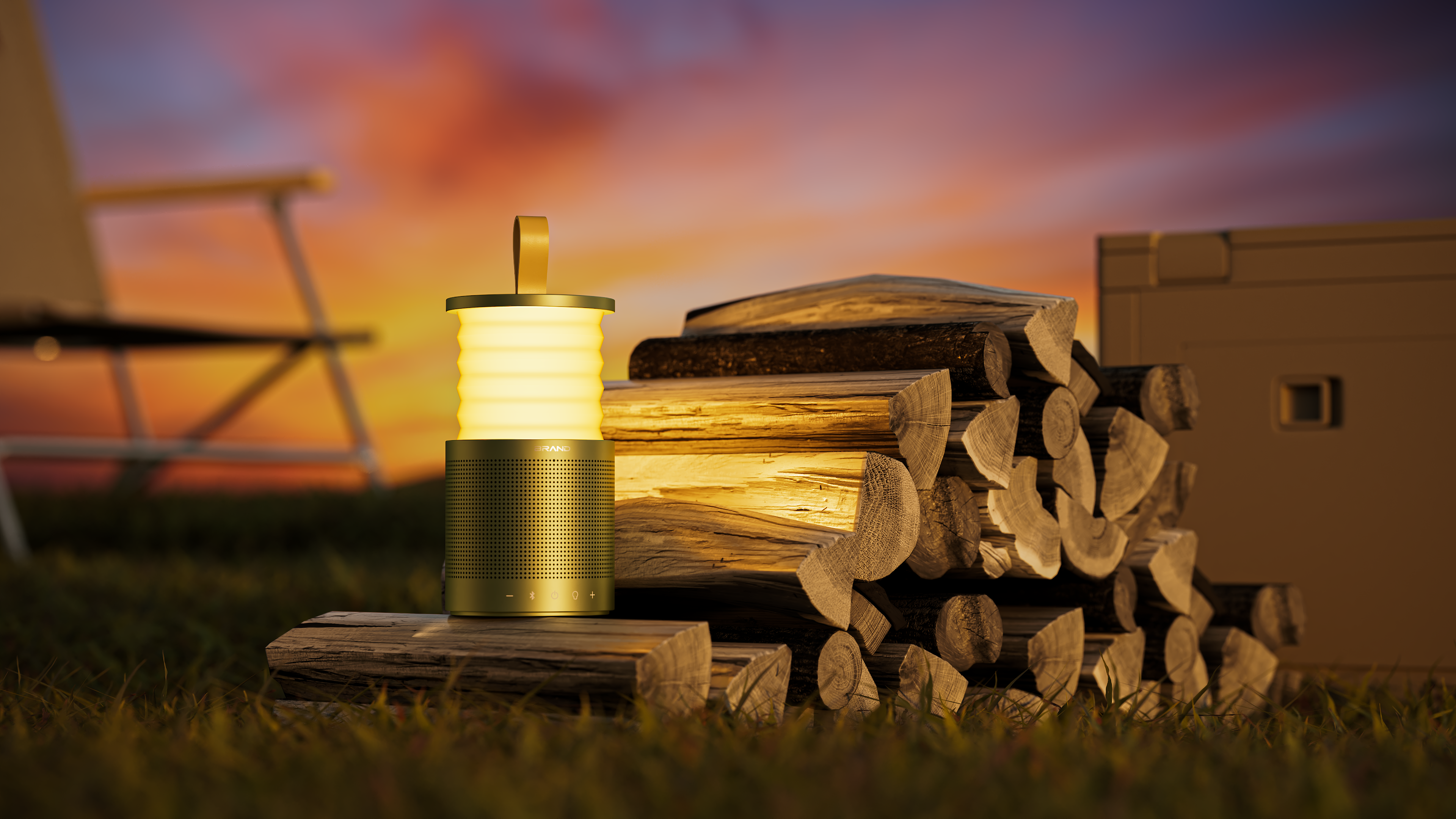 camping，Bluetooth Speaker ，outdoors，industrial design，product design，