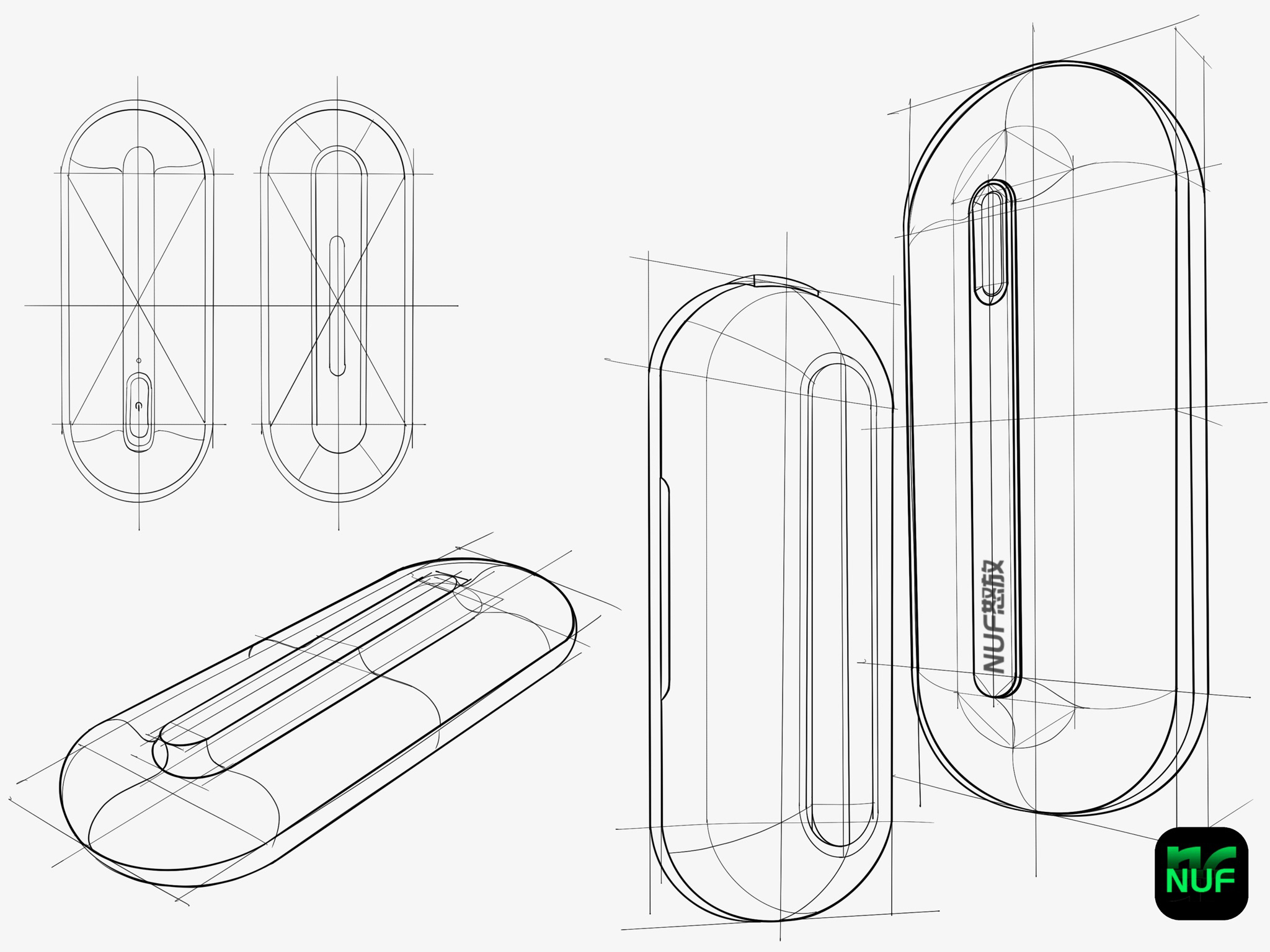 Hand drawn product design，Hand drawn renderings，iPad painting，Hand drawn industrial design，