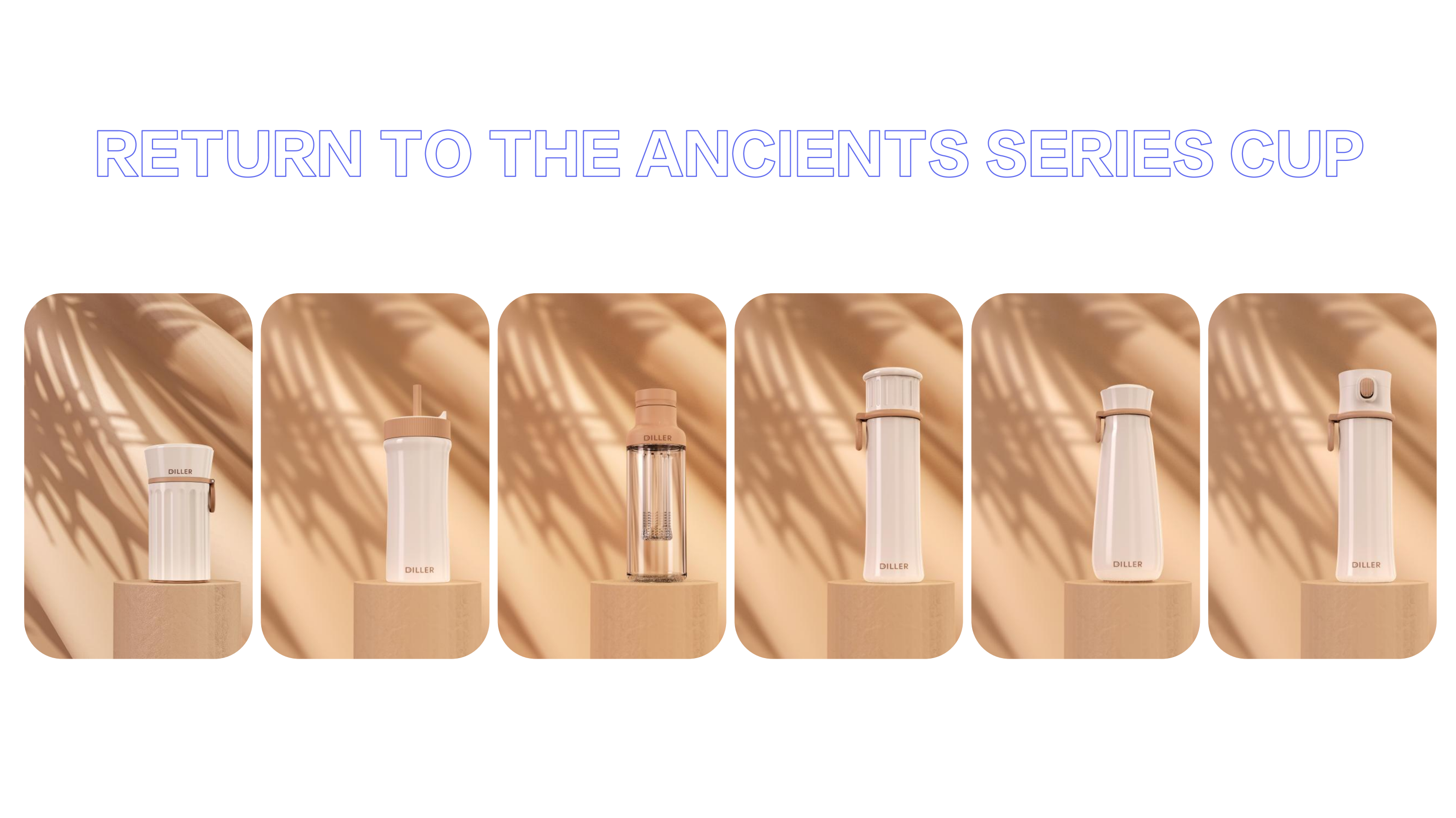 vacuum cup，Retro，Serial design，