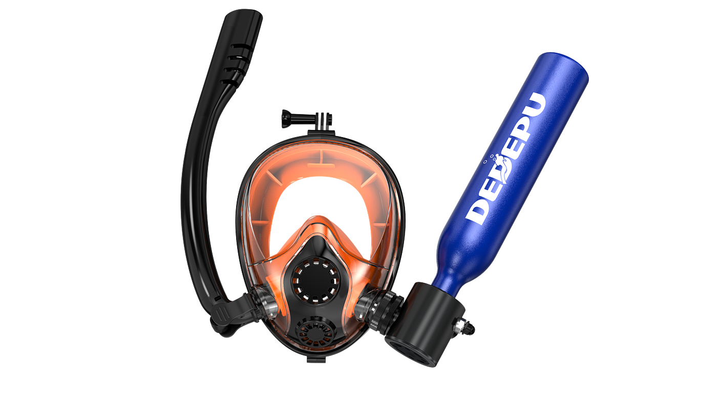 Diving equipment，Oxygen mask，Diving mask，Oxygen bottle，Underwater respirator，