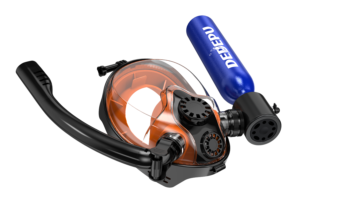 Diving equipment，Oxygen mask，Diving mask，Oxygen bottle，Underwater respirator，