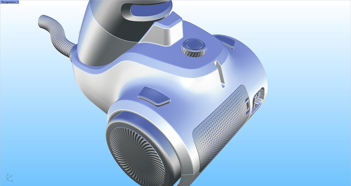 Vacuum cleaner，Rhinoceros modeling，Rhino modeling，c4d，Modeling tutorial，Tutorial sharing，industrial design，Design，