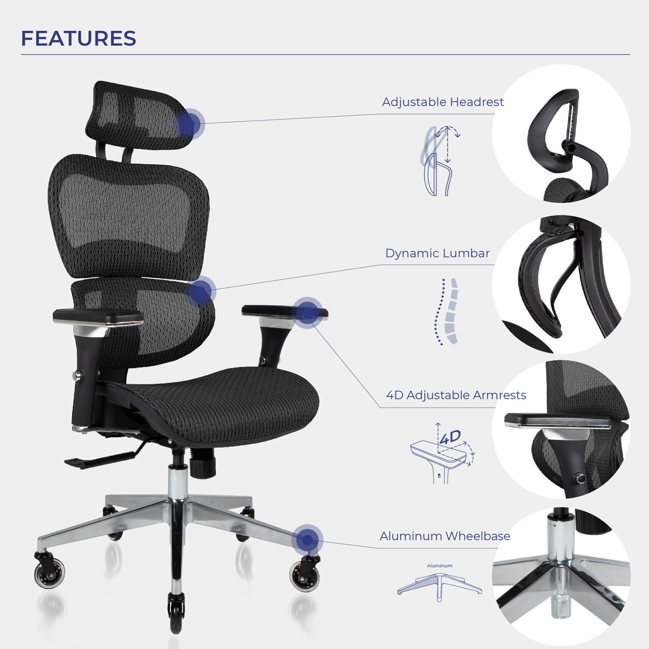 Office chair，fashion，Nouhaus Ergo3D，