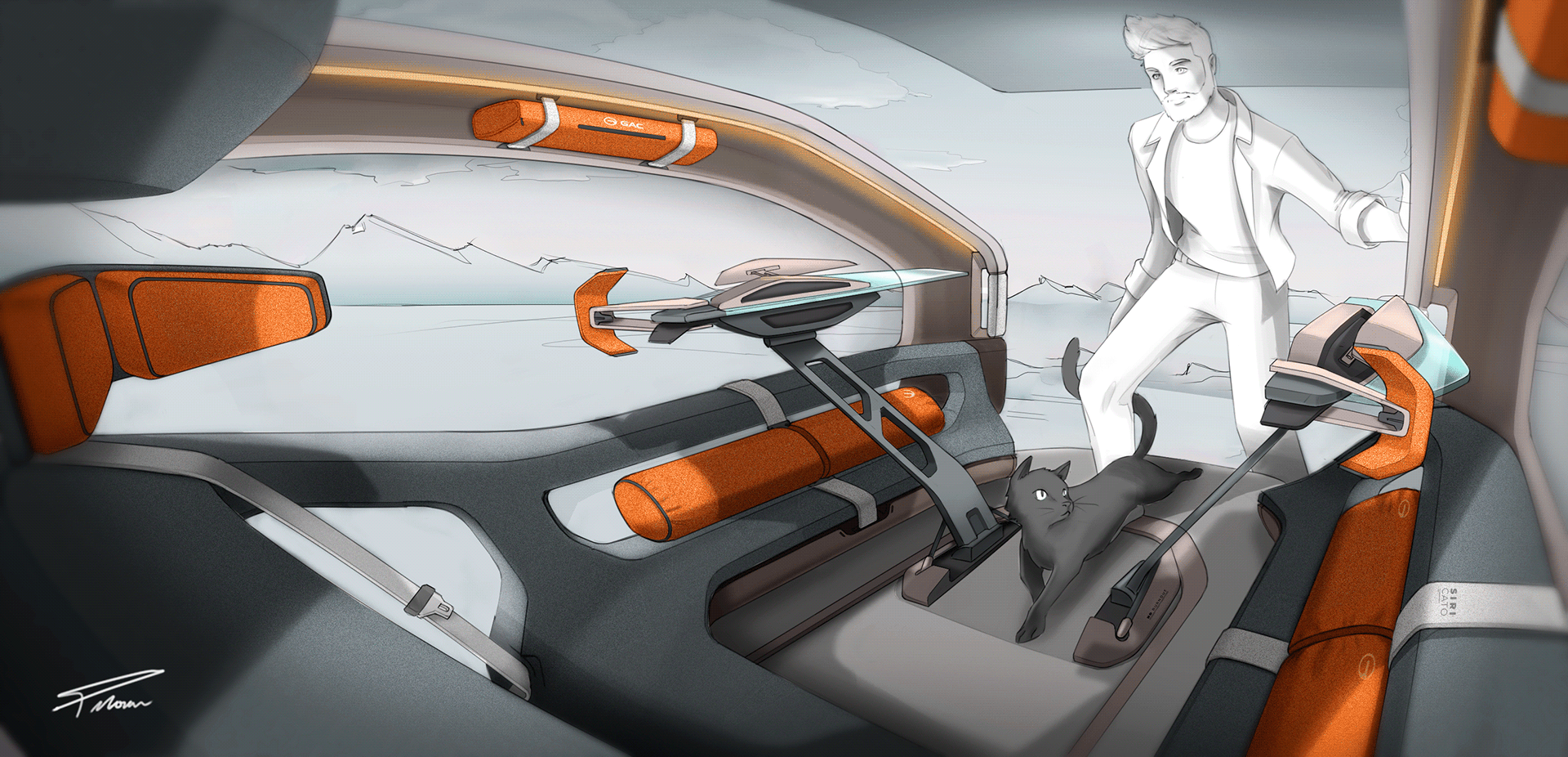 GAC Gateway，explore，Vehicle design，