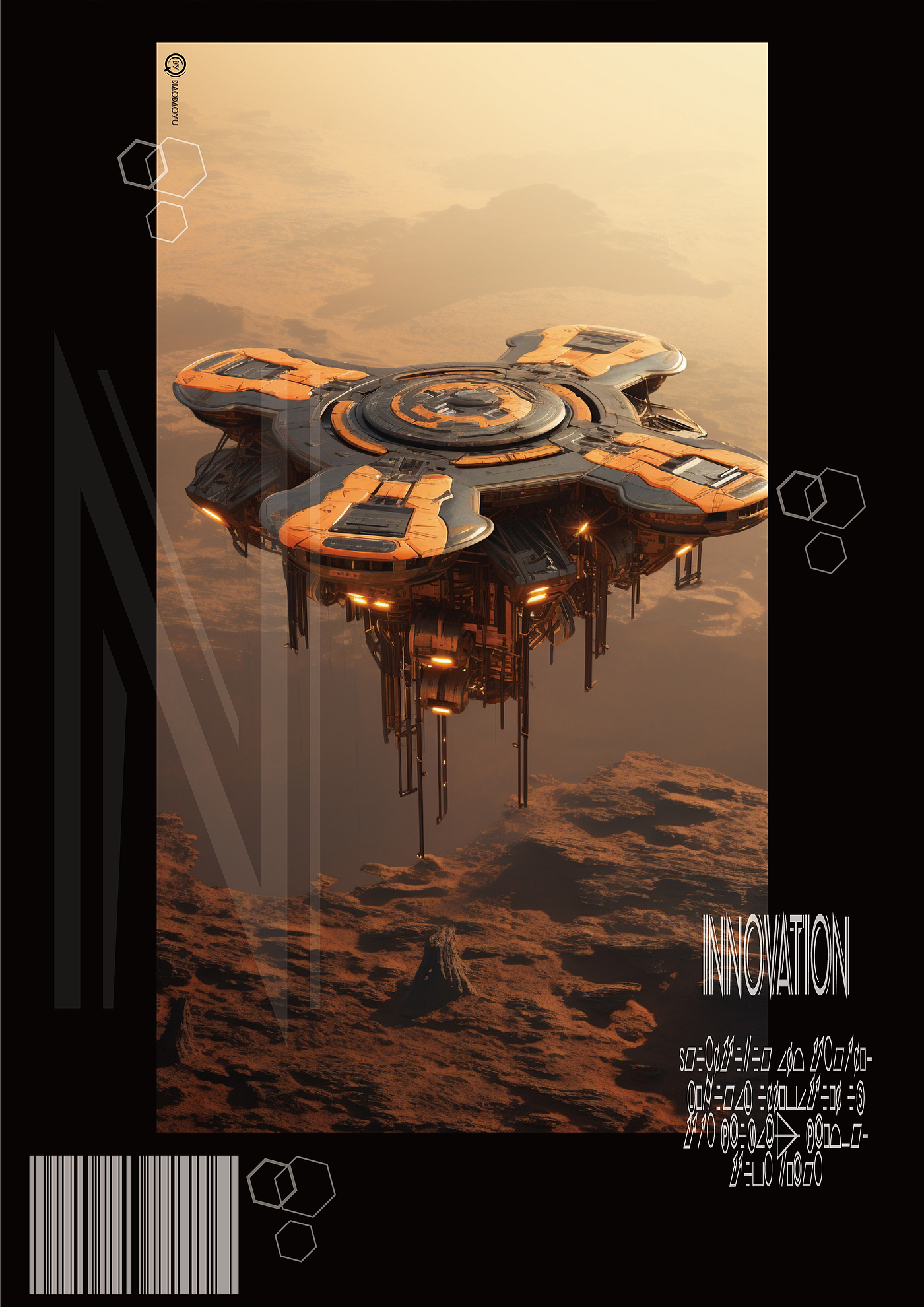 UAV，science fiction，ai，Design，Concept map，