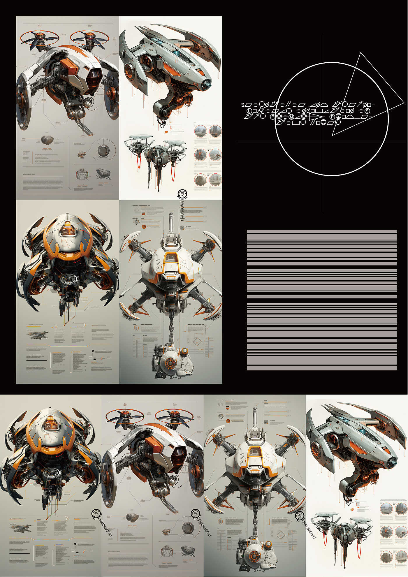 UAV，science fiction，ai，Design，Concept map，