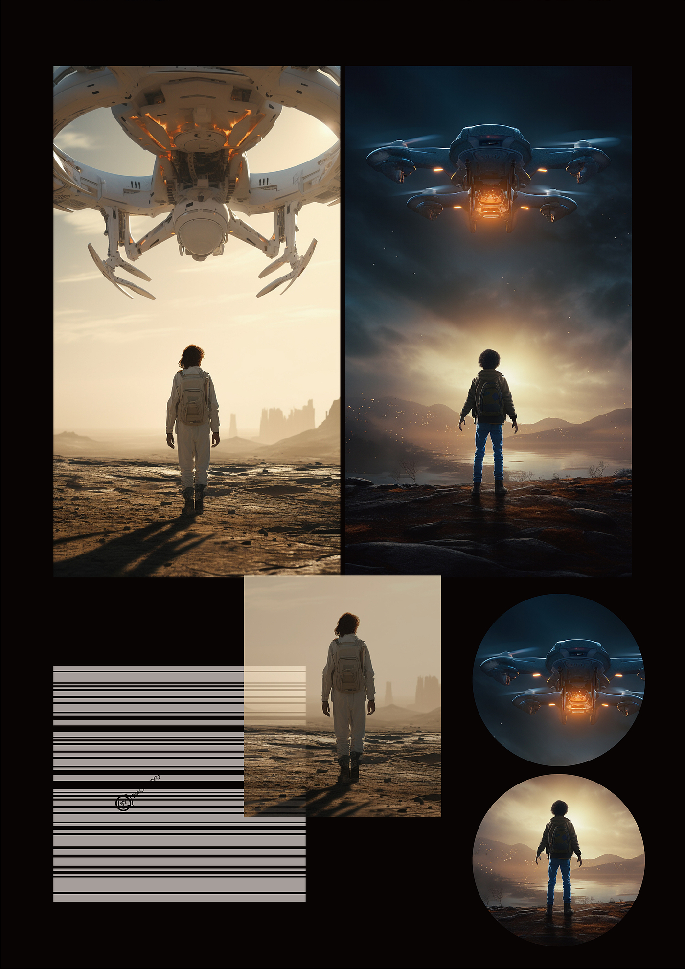 UAV，science fiction，ai，Design，Concept map，