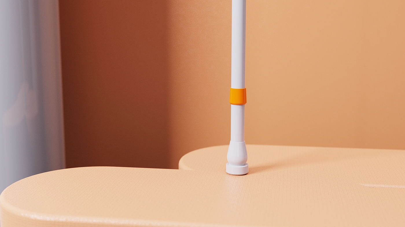 a cane，