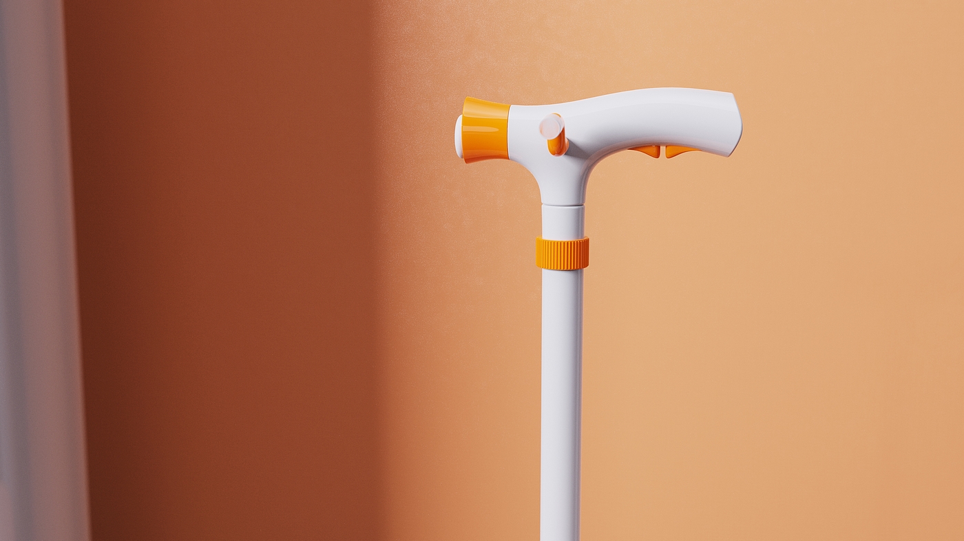 a cane，