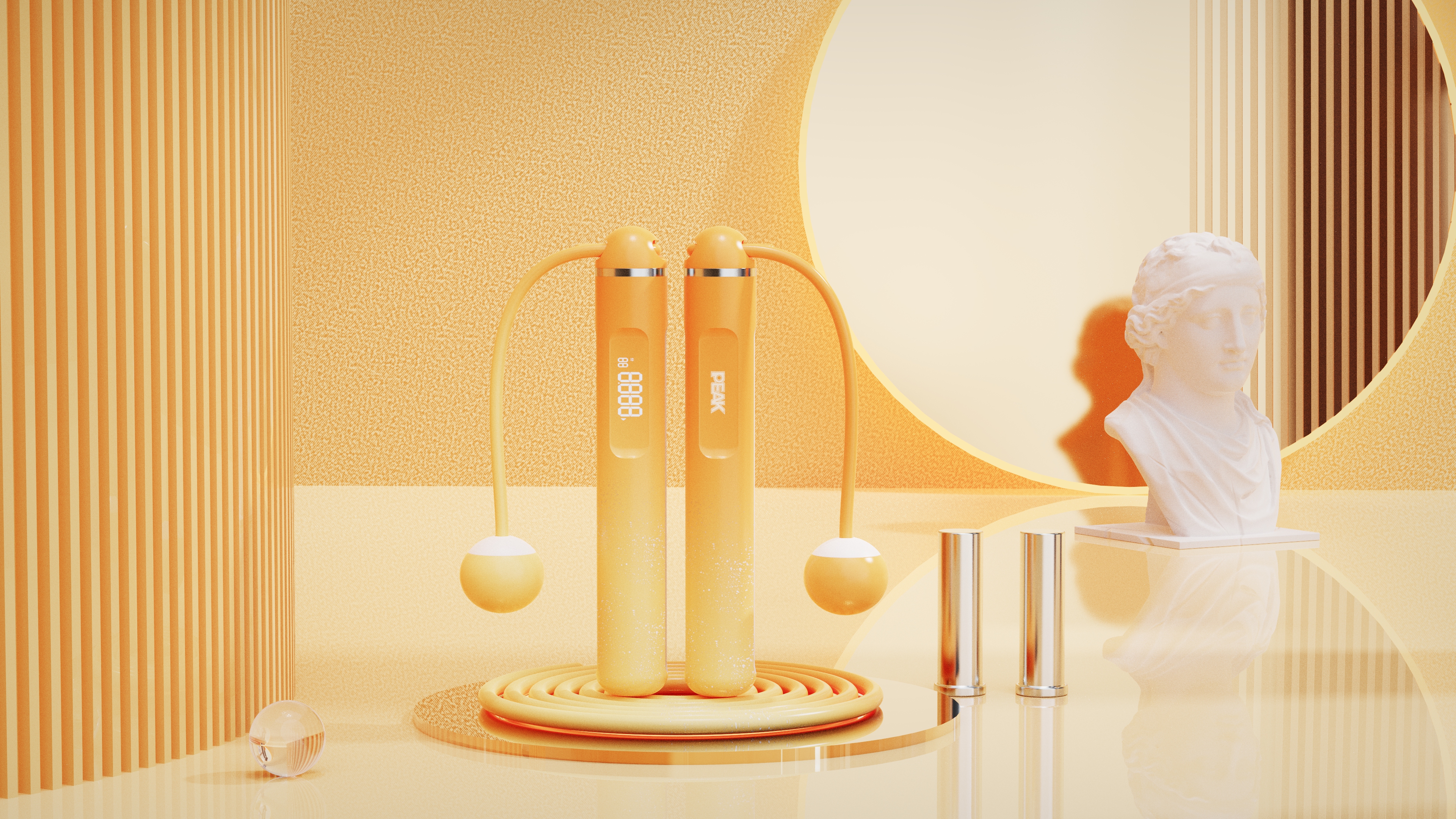 Sports wind，Gradient，trendy sense，Rhythmic，Metal ring，variegated embellishment，