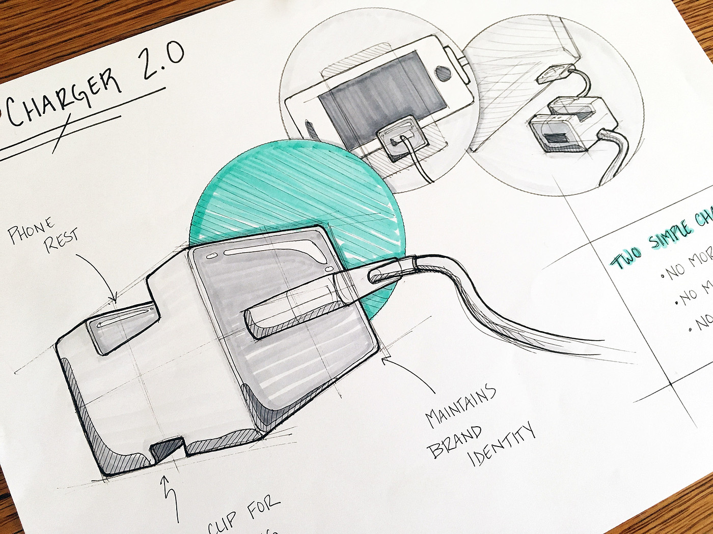 product design，sketch，marker pen，