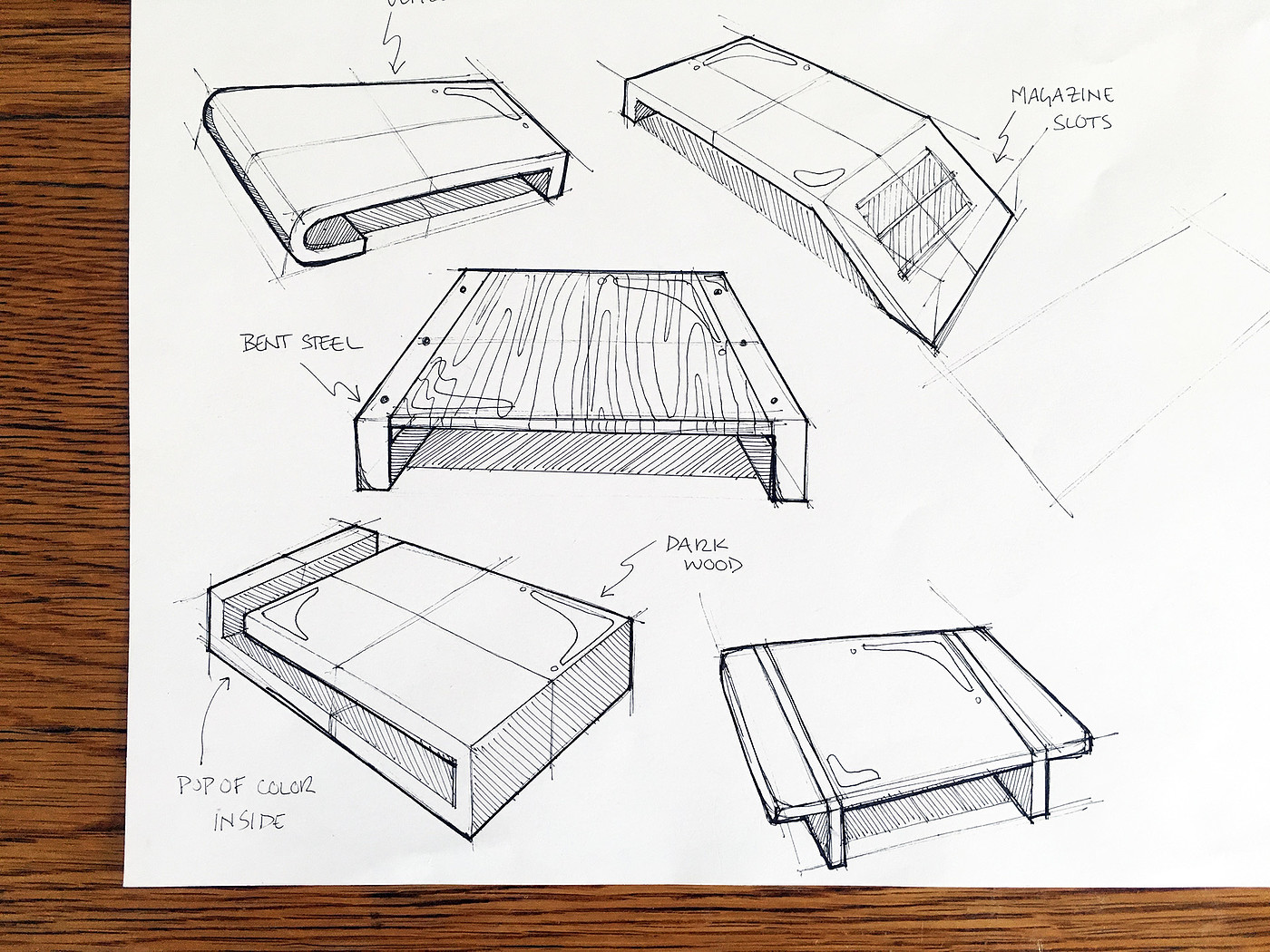 product design，sketch，marker pen，