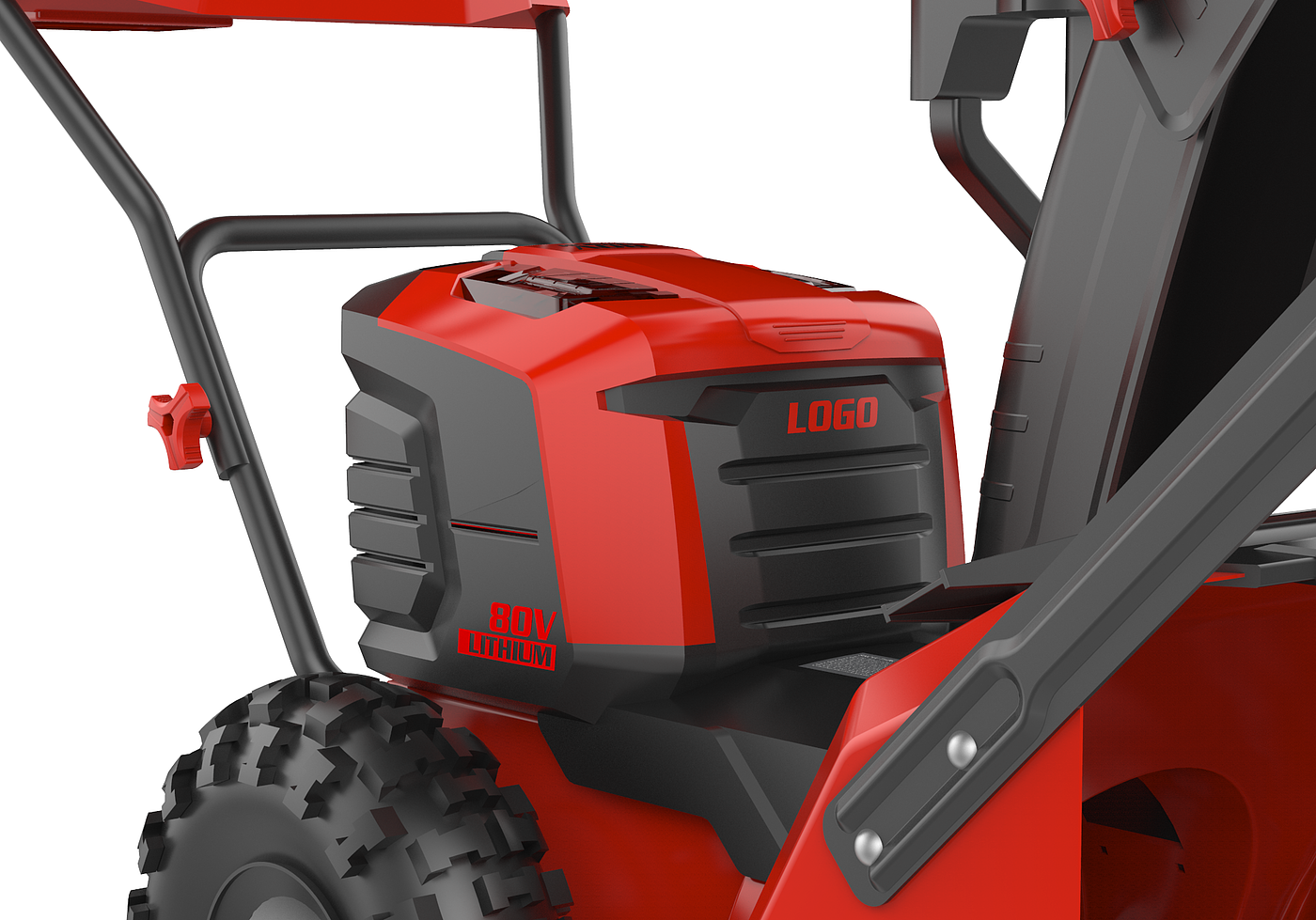Lithium battery，double step，Snow sweeper，