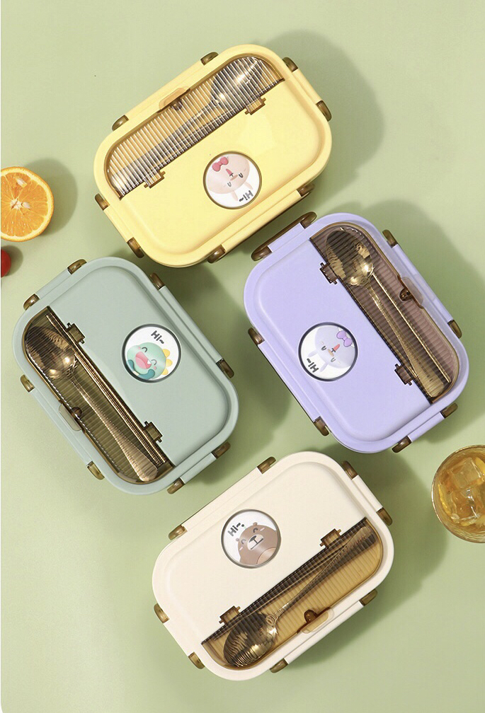 Student lunch box，Lunch box，Lunch box，Cartoon Lunch Box，