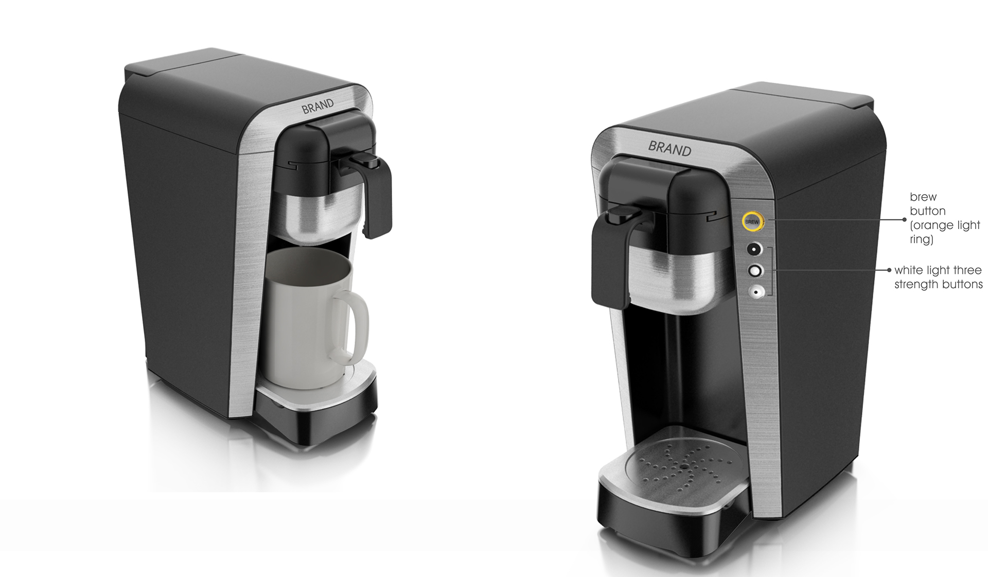 K-cup，Coffee machine，black，product design，
