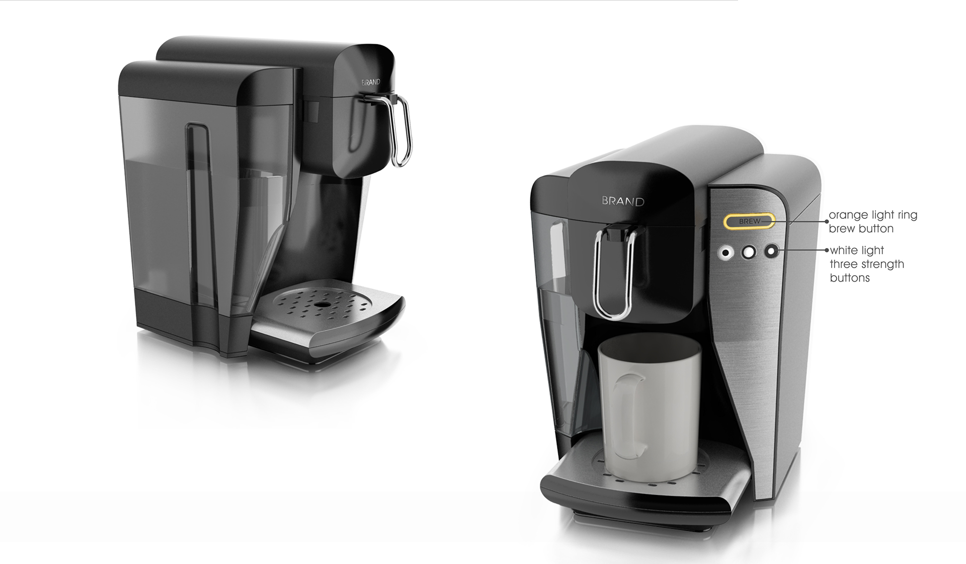 K-cup，Coffee machine，black，product design，