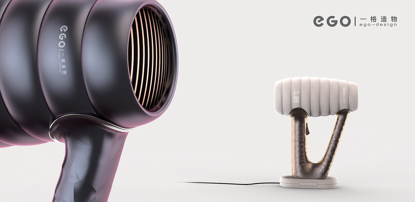 Hair dryer, hair dryer, small appliance design, original design，