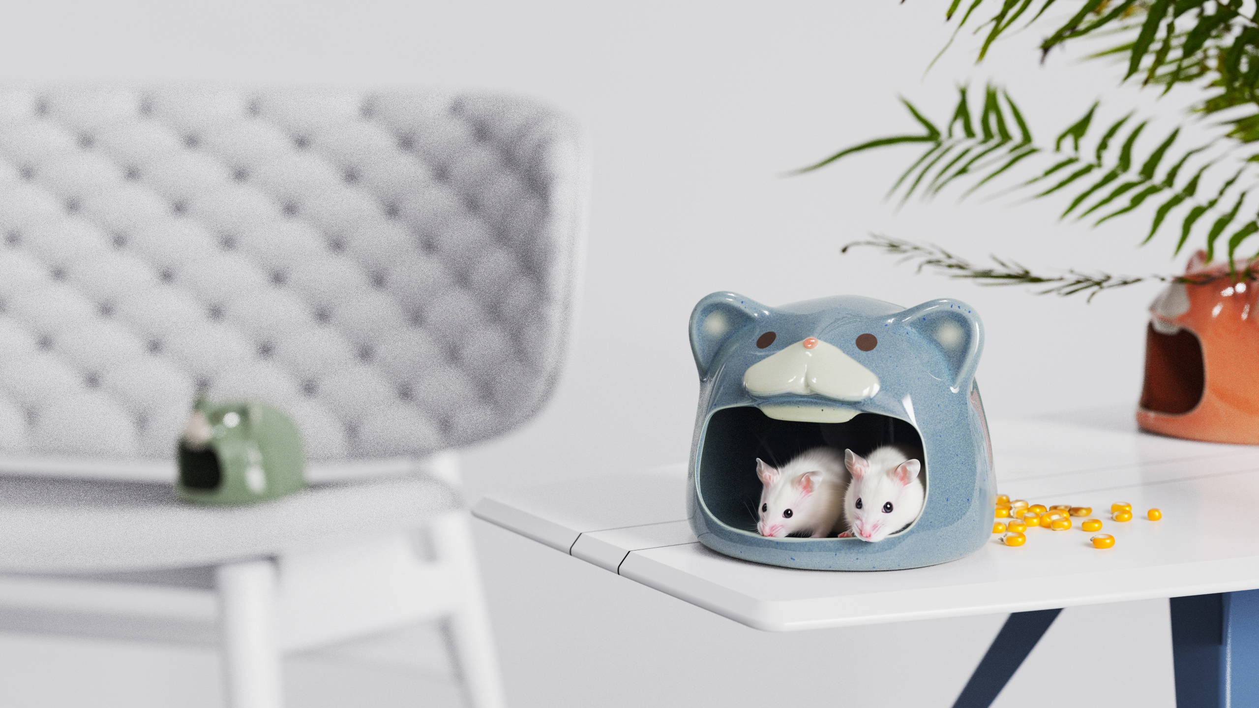 Pets，ceramics，Hamster，