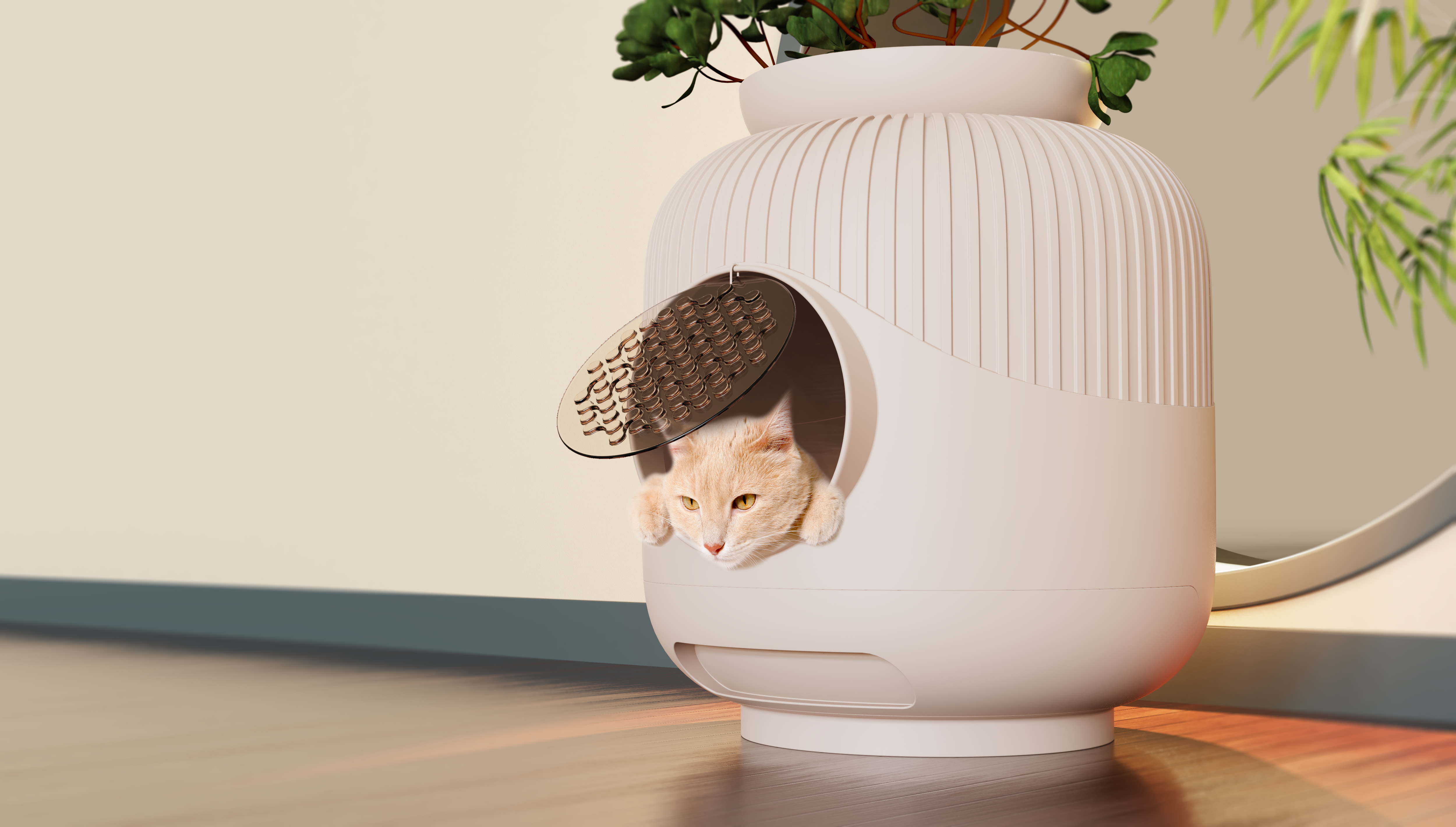 product design，Litter Basin，Pet Supplies & Pet，Chinese style，Flowerpot，