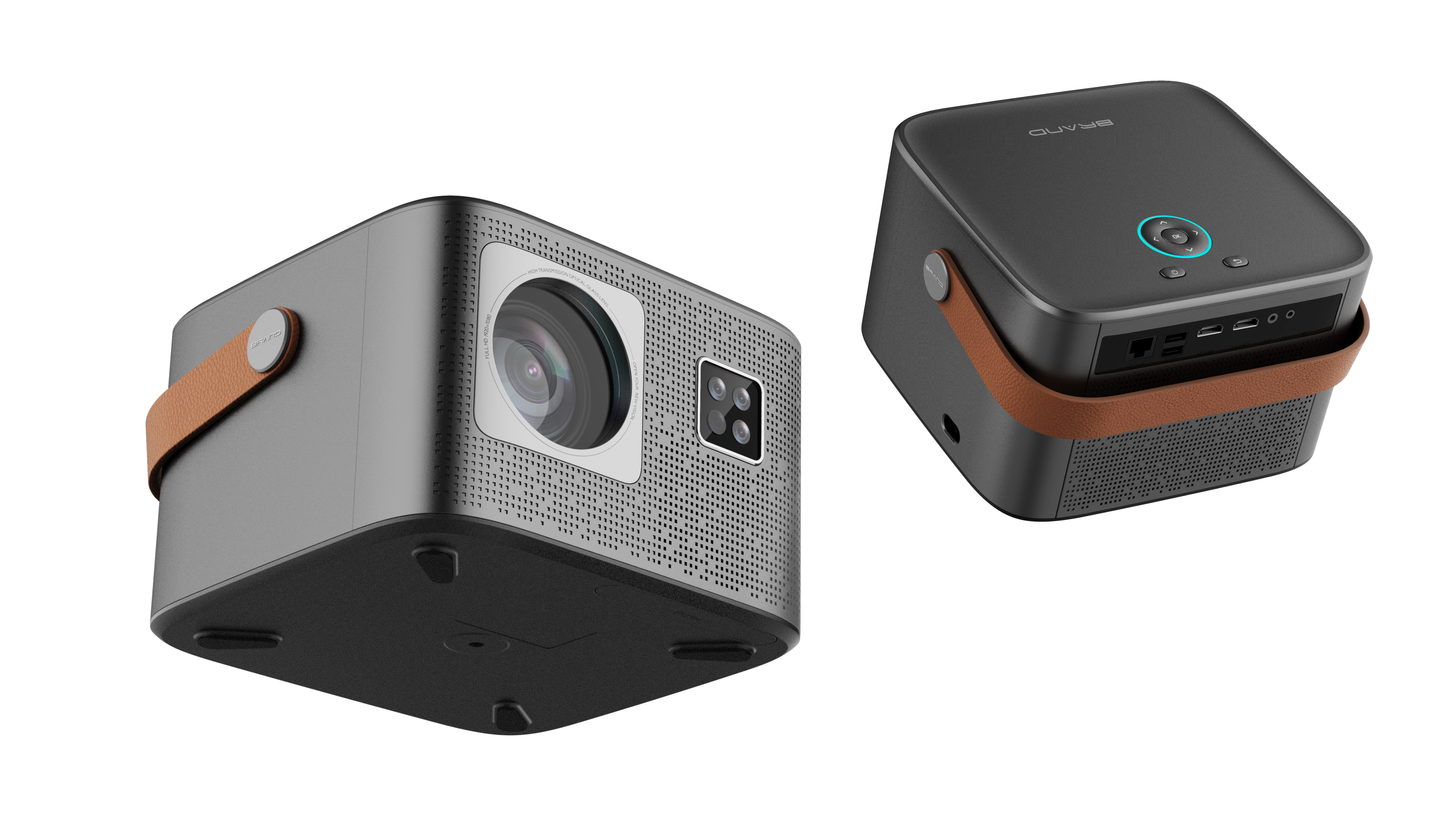 Projector, projector, home, texture, leather，