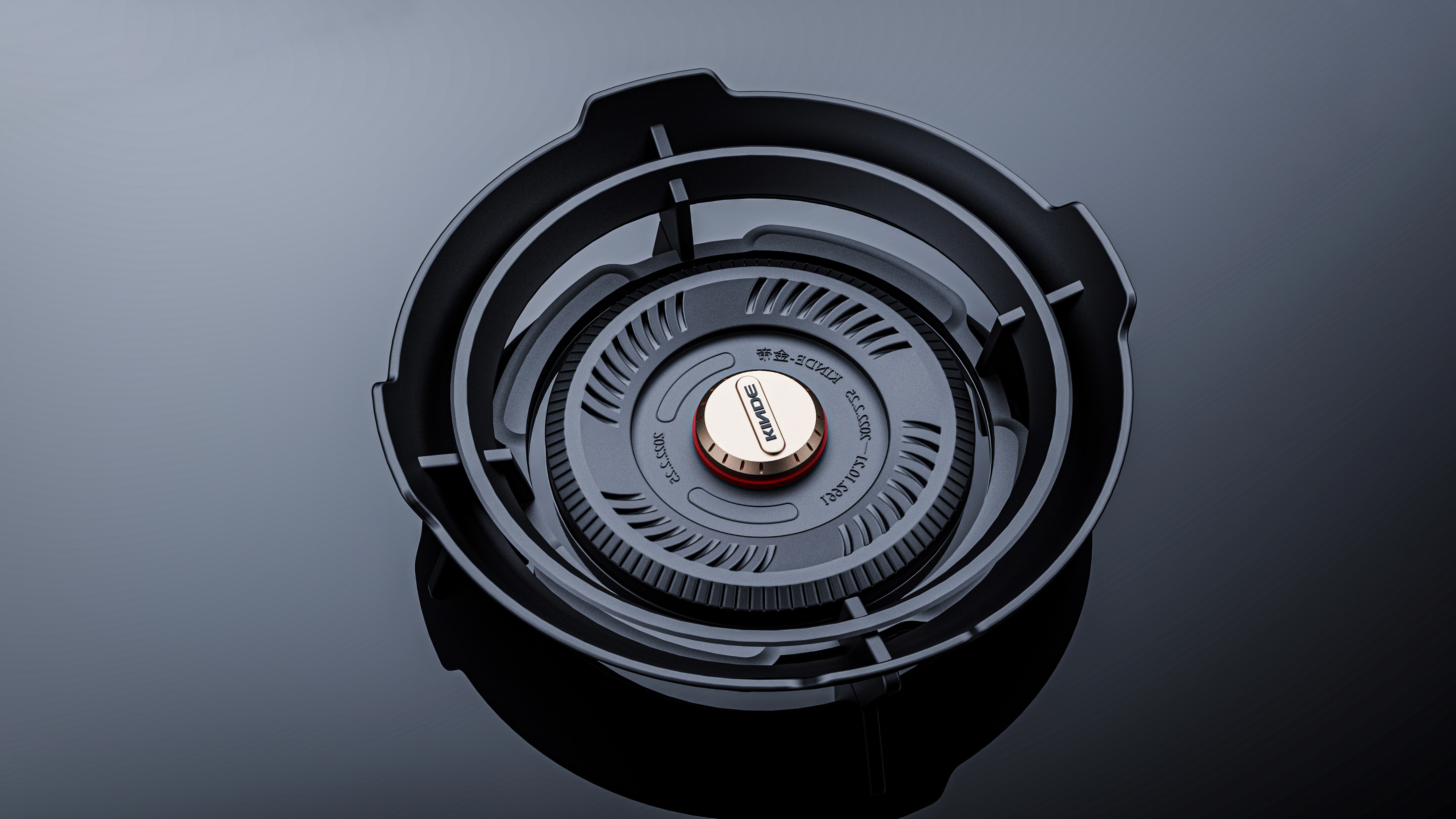 TOALL Convex and Concave Design，Integrated stove，