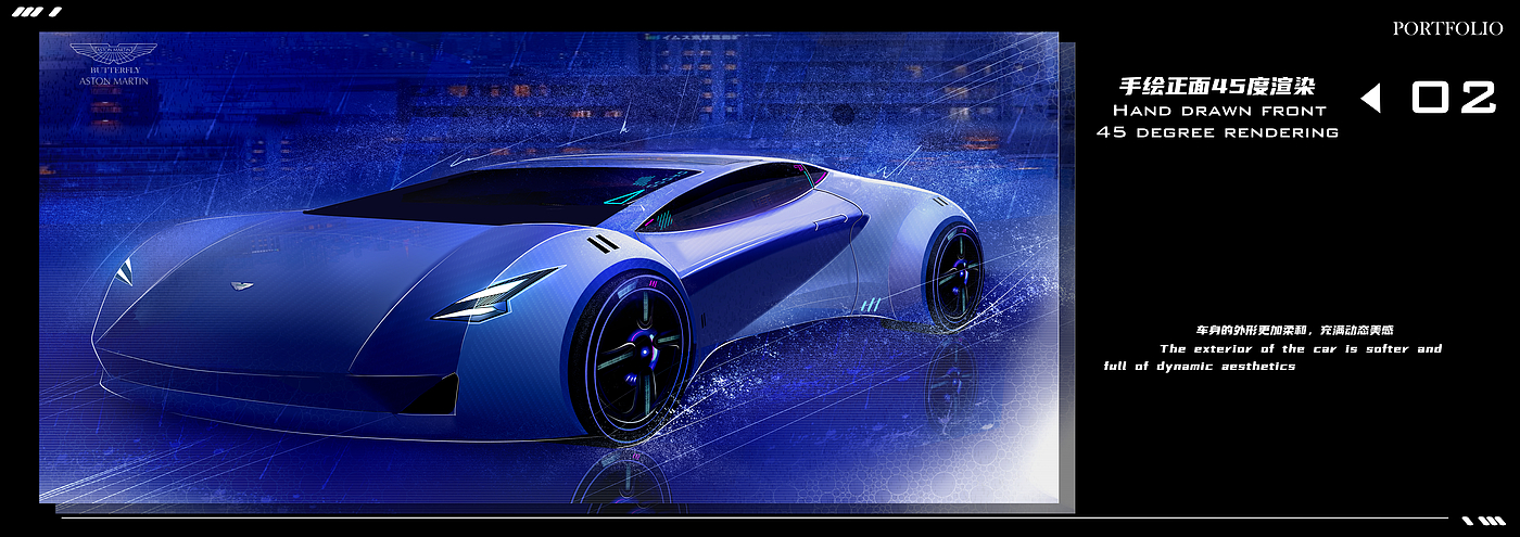 Concept Car，Cyberpunk，Coupe，vehicle，Graduation project，sample reels，future，