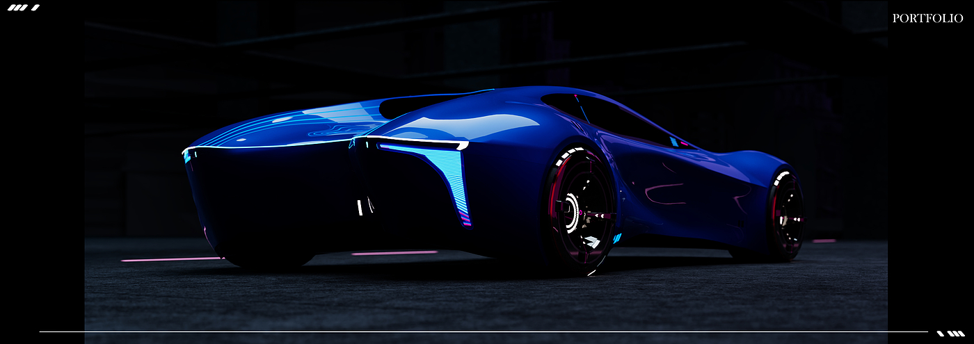 Concept Car，Cyberpunk，Coupe，vehicle，Graduation project，sample reels，future，
