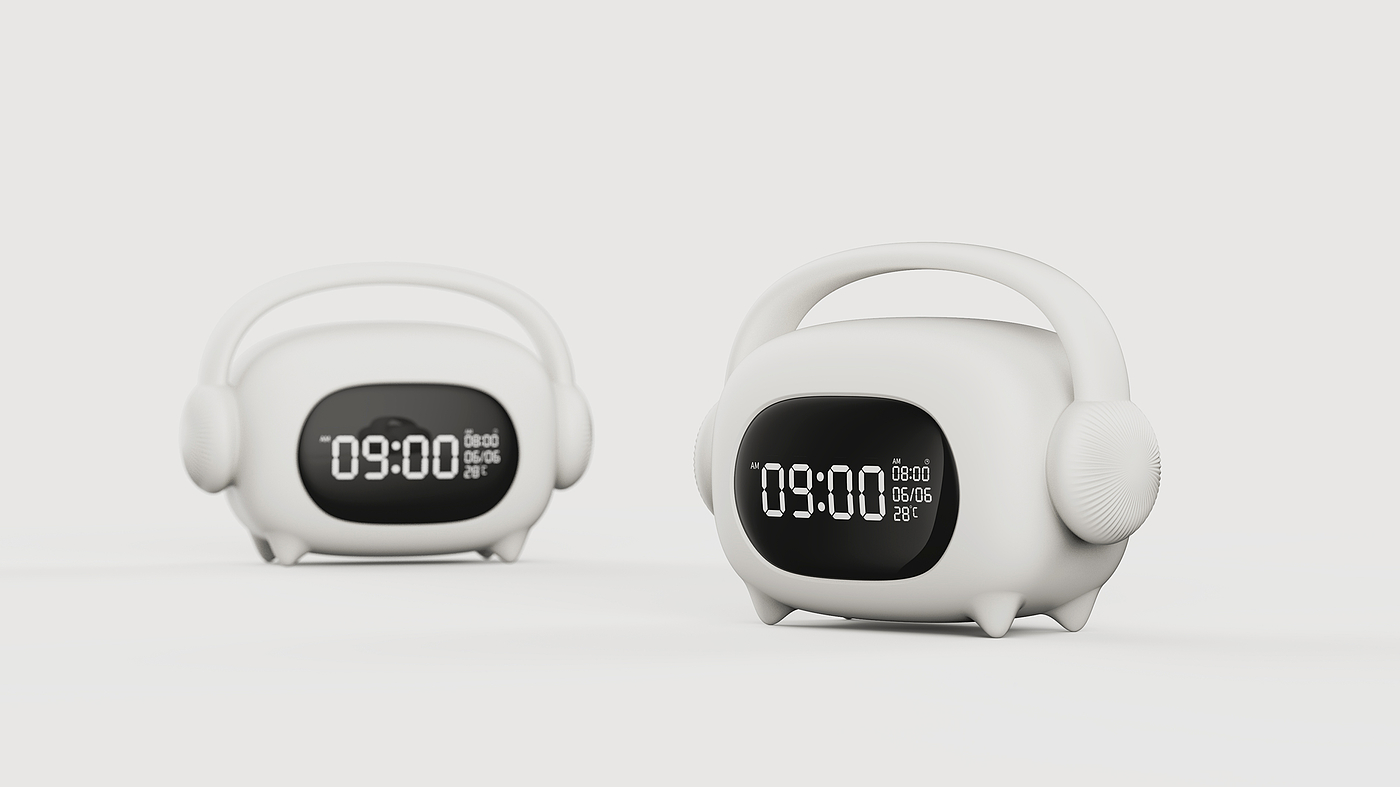 Silicone lamp，Clap lamp，Clock，Mother and baby，industrial design，