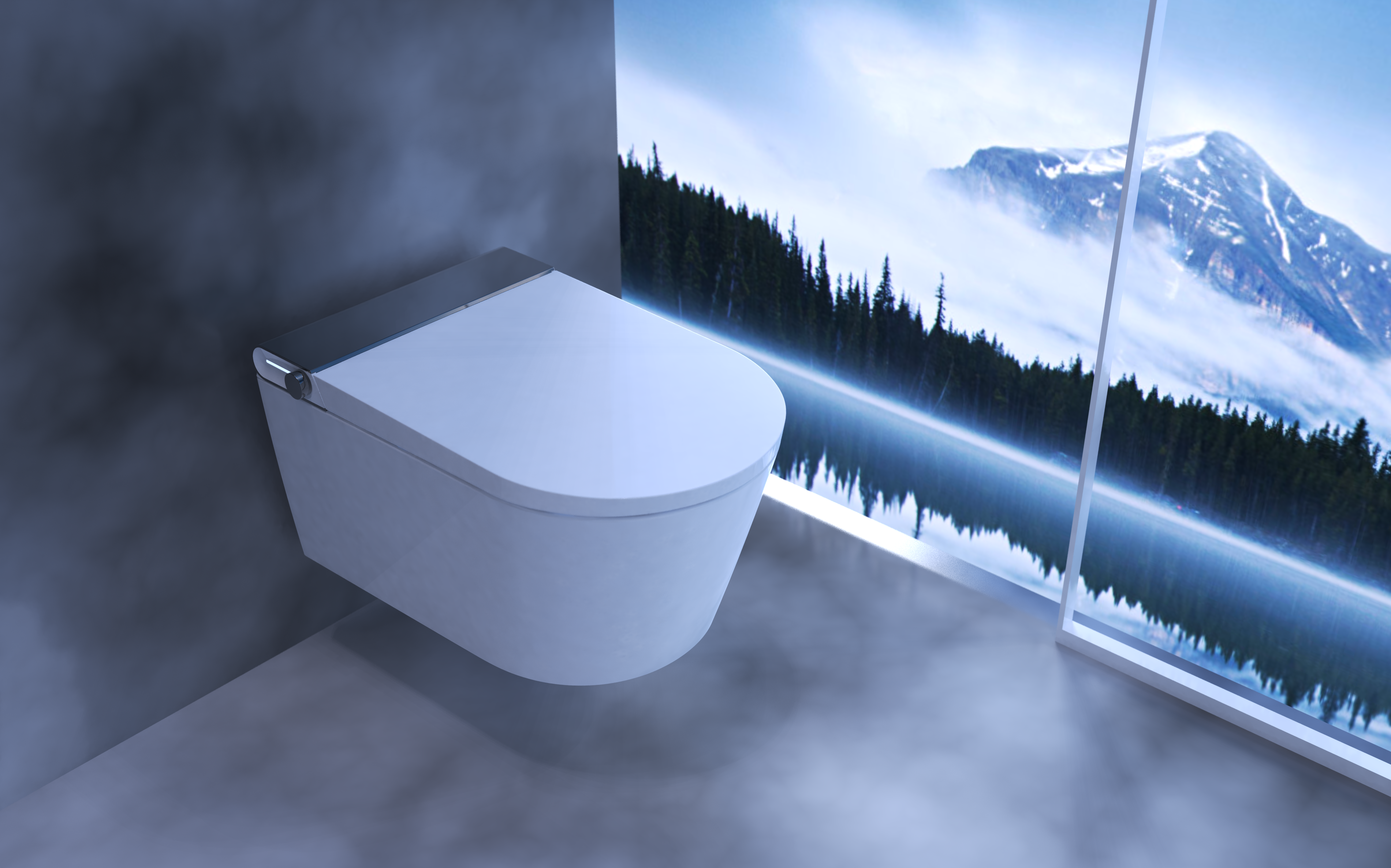 Intelligent toilet，Smart home，bathroom，