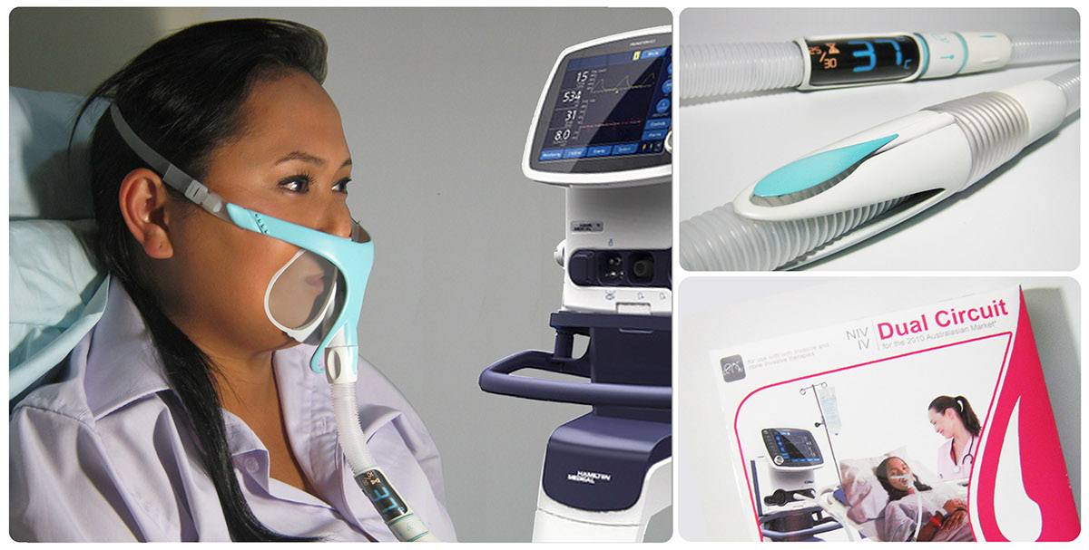 Humidification system，Breathing mask，light，Fisher & Space，Gold-in-Best，