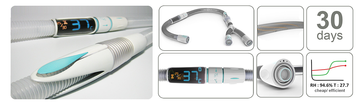 Humidification system，Breathing mask，light，Fisher & Space，Gold-in-Best，