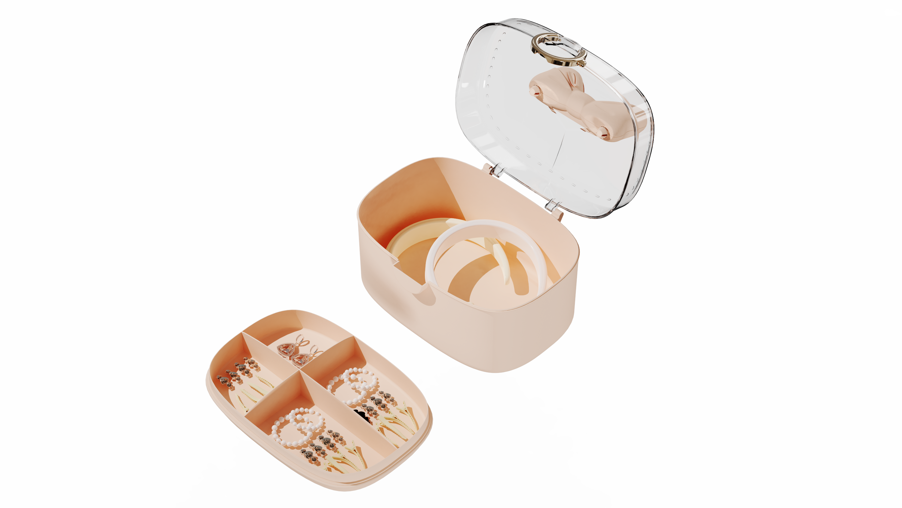 children，Jewelry storage，hair accessories，storage box，industrial design，