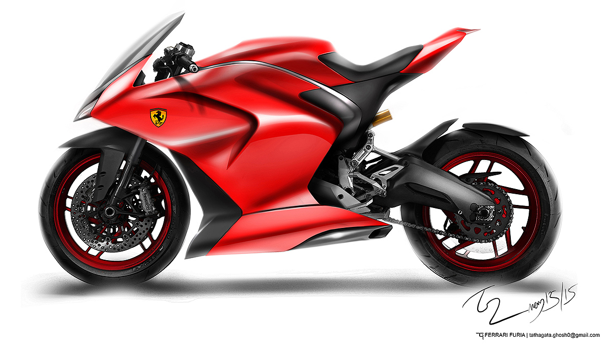 vehicle，motorcycle，ferrari，