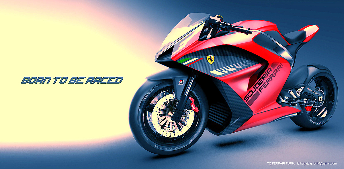 vehicle，motorcycle，ferrari，