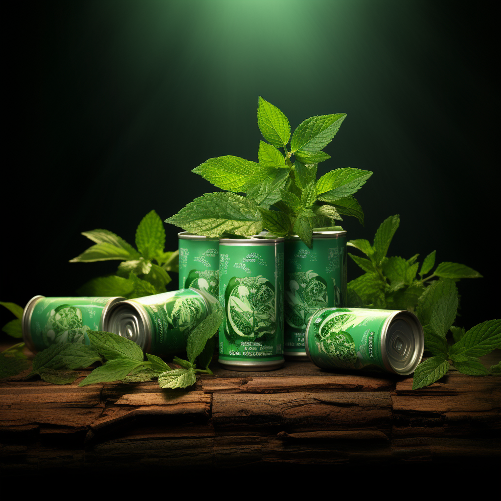 Packaging Design of Green Juice Beverage，