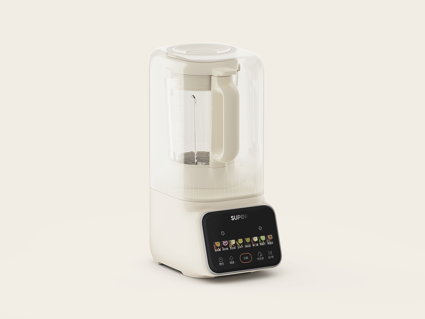 industrial design，product design，household electrical appliances，small home appliances，Wall breaker，Mute，With cover，Kitchen electricity，