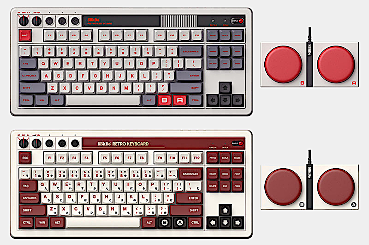 8BITDO，keyboard，Computer accessories，Retro style，