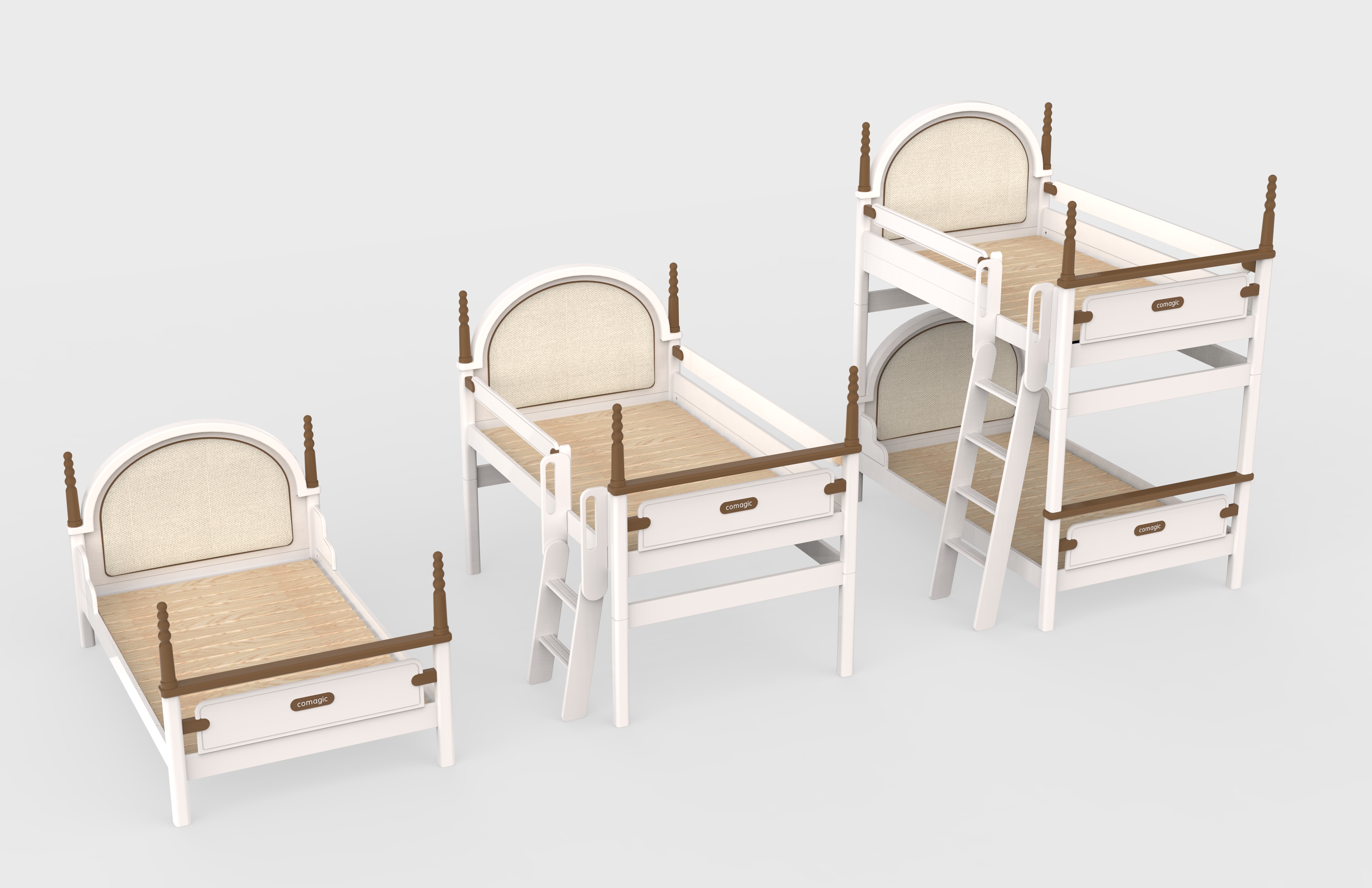 children，Children's furniture，European Furniture ，Children's high and low bed，Children bed，Furniture home，