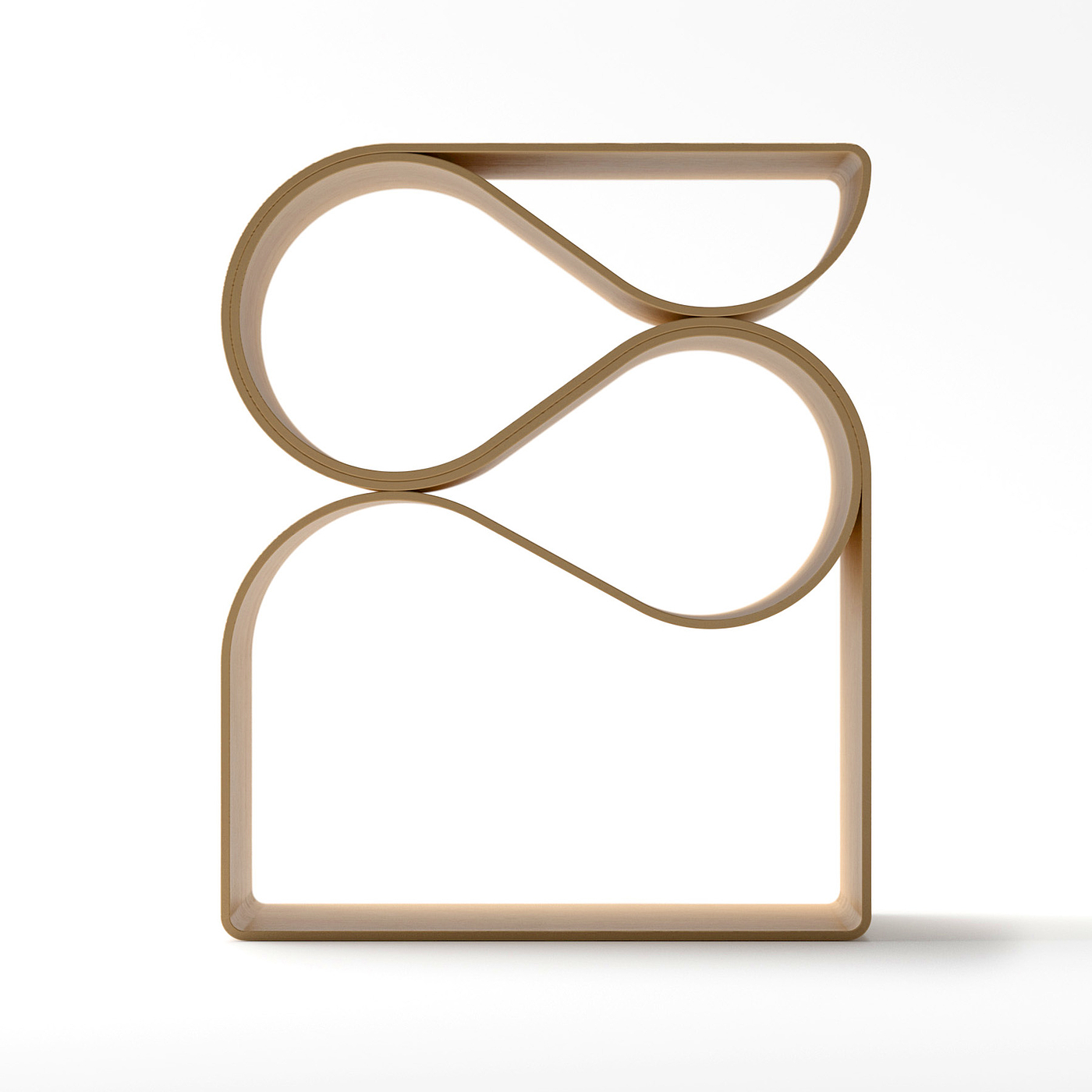 Side table，Curve design，sustainable，3D printing，