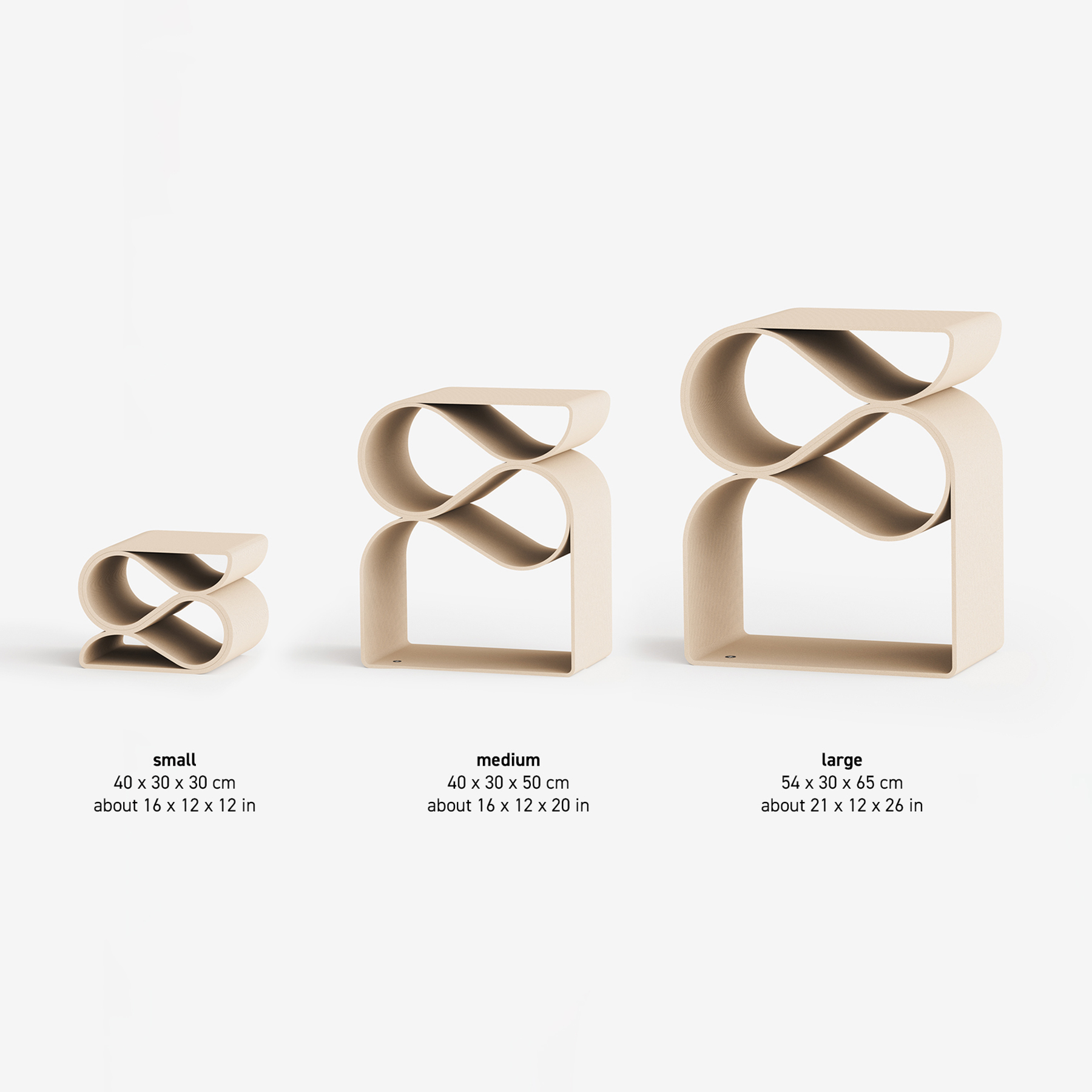 Side table，Curve design，sustainable，3D printing，