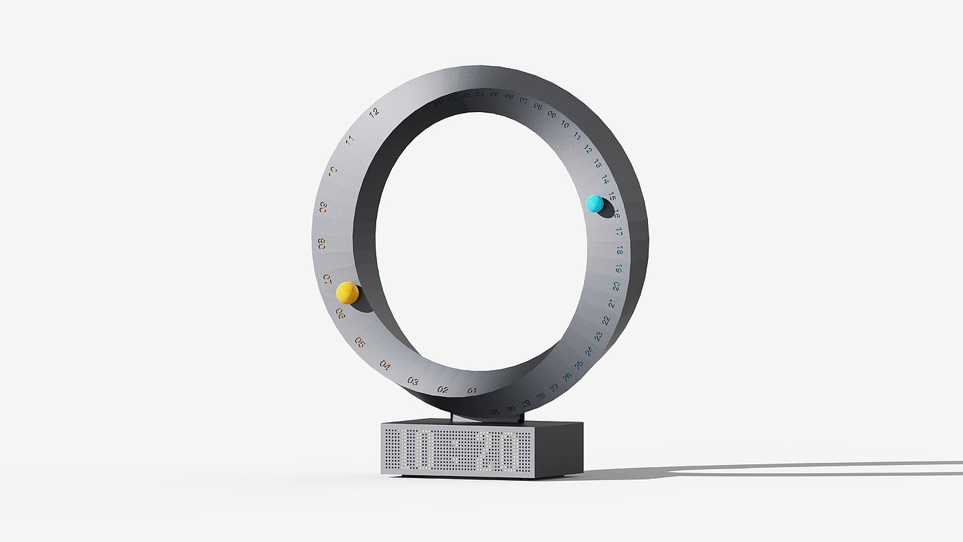 Mobius，calendar，Clock，