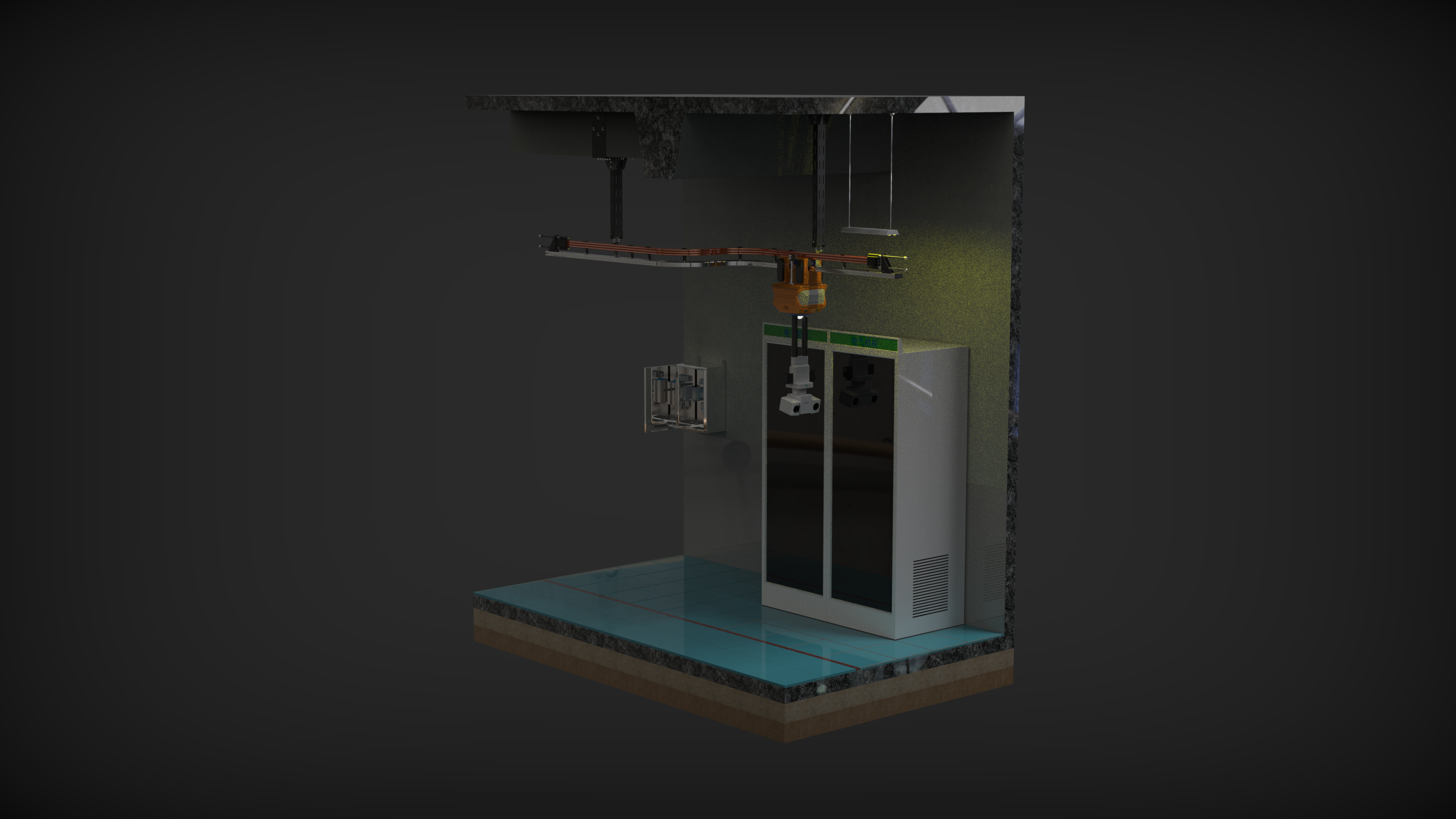 Hanging rail，On-Site Inspection，power，robot，Linke，Flying Cat Head Fish，