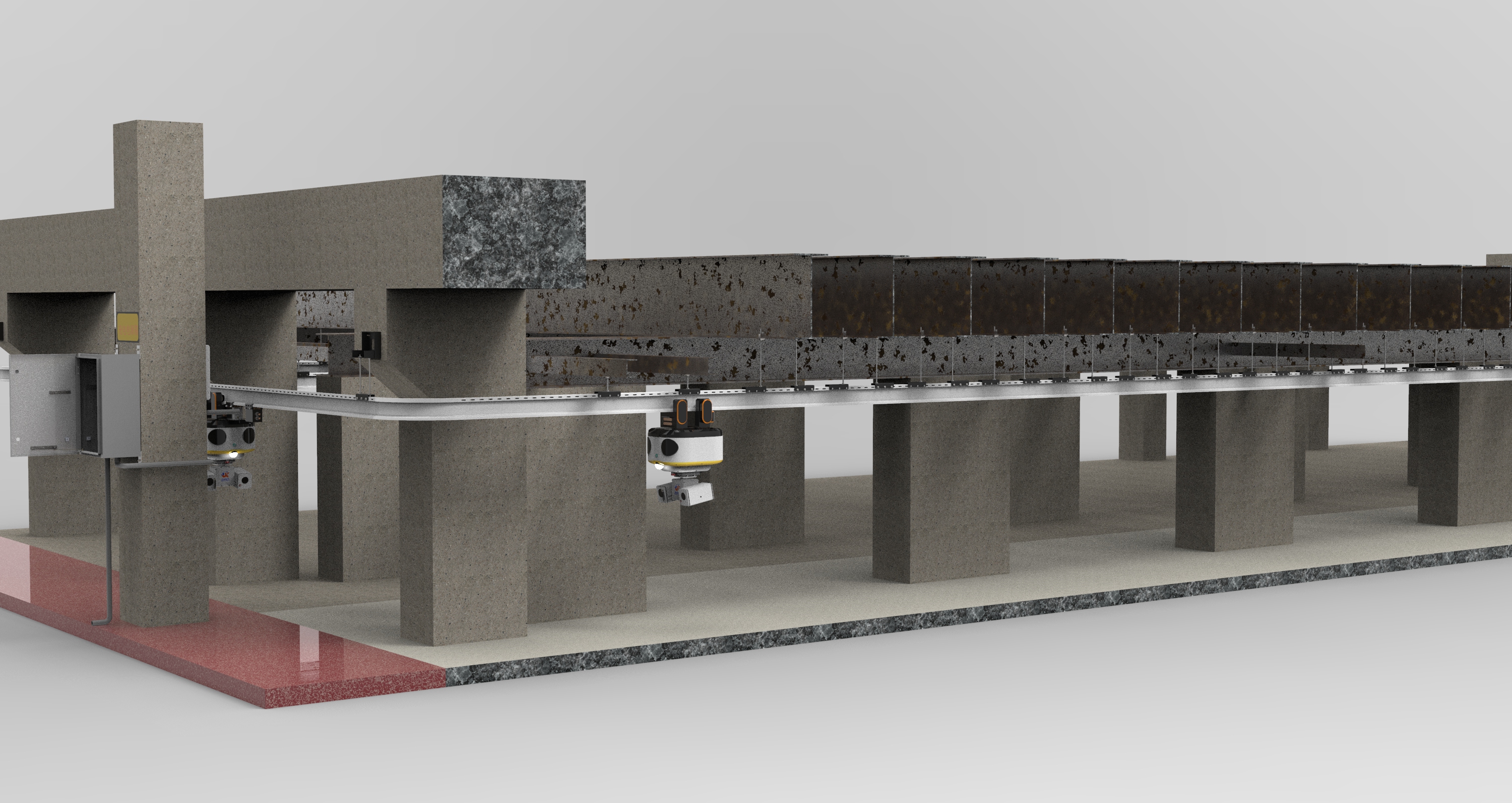 Hanging rail，On-Site Inspection，power，Security，patrol，robot，Site，